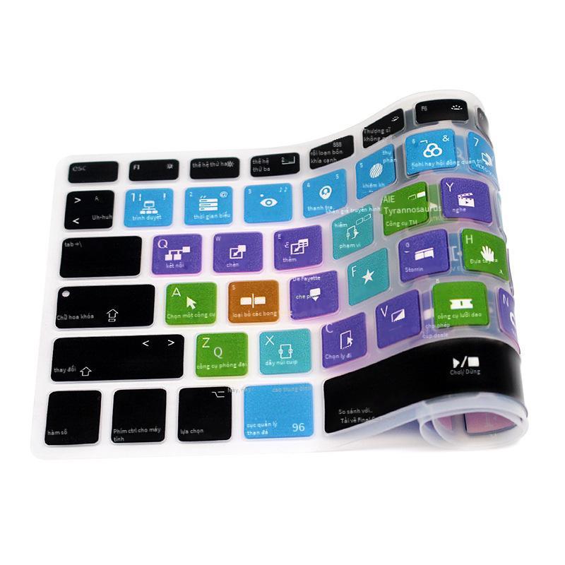 Giao hàng nhanh cho Hoa Kỳ và Châu Âu Các phím chức năng tiếng Tây Ban Nha phổ thông 13 inch air15Pro Màng bảo vệ bàn phím máy tính xách tay Apple