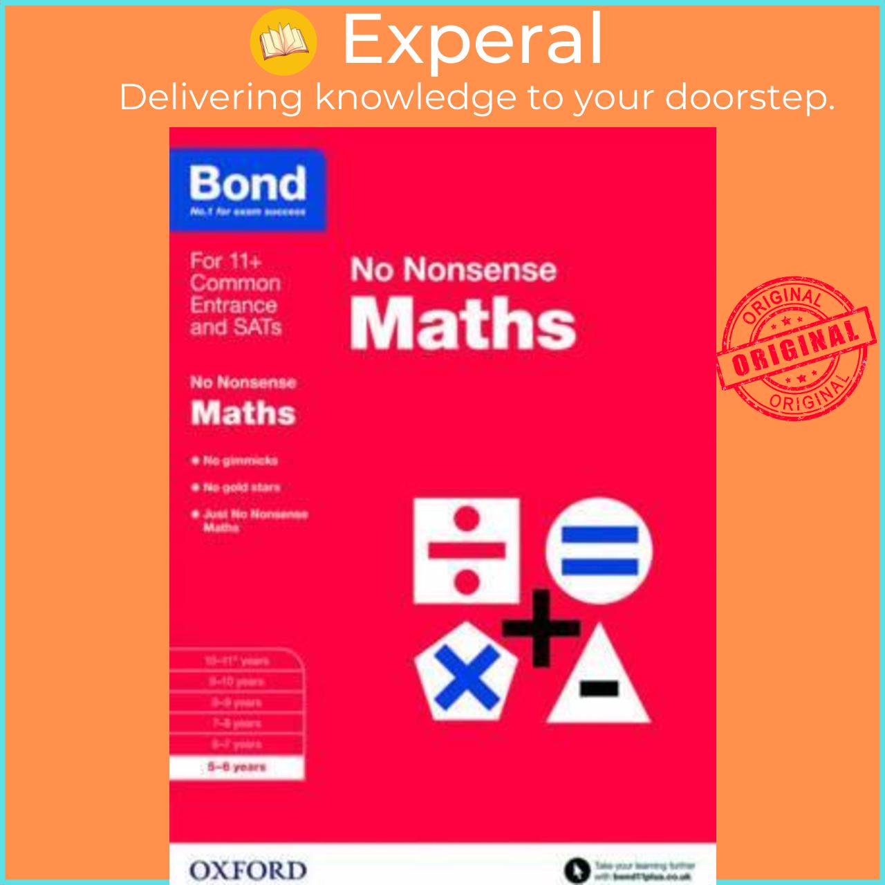 Sách - Bond: Maths: No Nonsense : 5-6 years by Sarah Lindsay