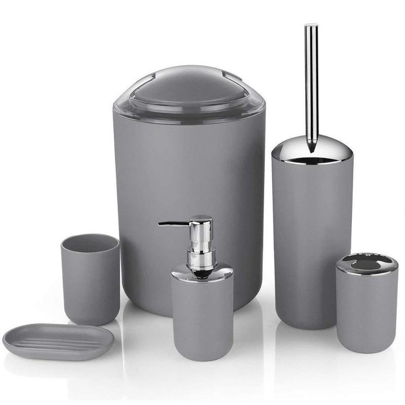 Bộ 6 món dụng cụ vệ sinh phòng tắm European-Style