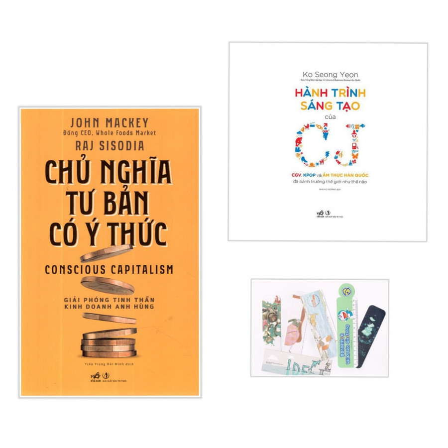 Combo Chủ Nghĩa Tư Bản Có Ý Thức + Hành Trình Sáng Tạo Của CJ - (Tặng Kèm Bookmark Yêu Thương)