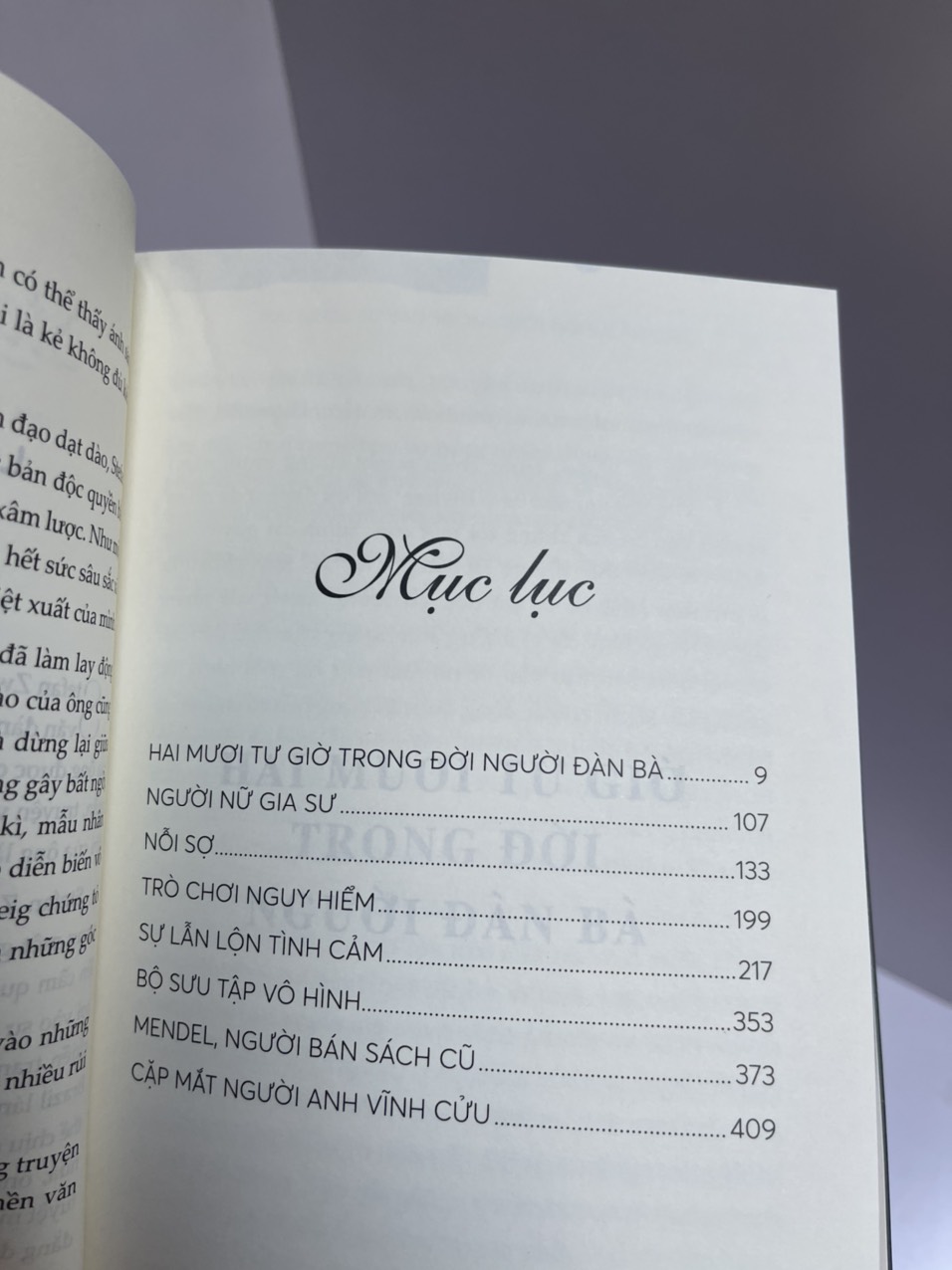 HAI MƯƠI TƯ GIỜ TRONG ĐỜI NGƯỜI ĐÀN BÀ – Stefan Zweig - dịch giả Dương Tường, Phùng Đệ, Lê Thi – Hải Đăng Books