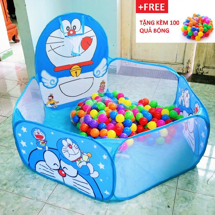 Nhà Bóng Vui Chơi Cho Bé Kèm 100 Bóng - Hàng Chất Lượng