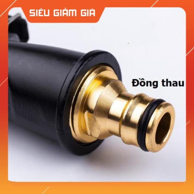 Bộ dây và vòi xịt tăng áp lực nước rửa xe tưới cây loại 5m (dãn nở 15m) 206732