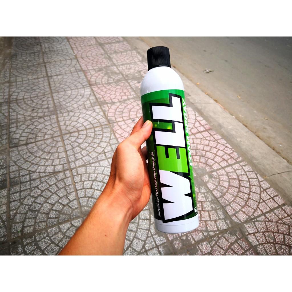 Chai Vệ Sinh Nón Bảo Hiểm ,Vệ Sinh Giày Lube71 WELL Foam Spray Tặng Khăn