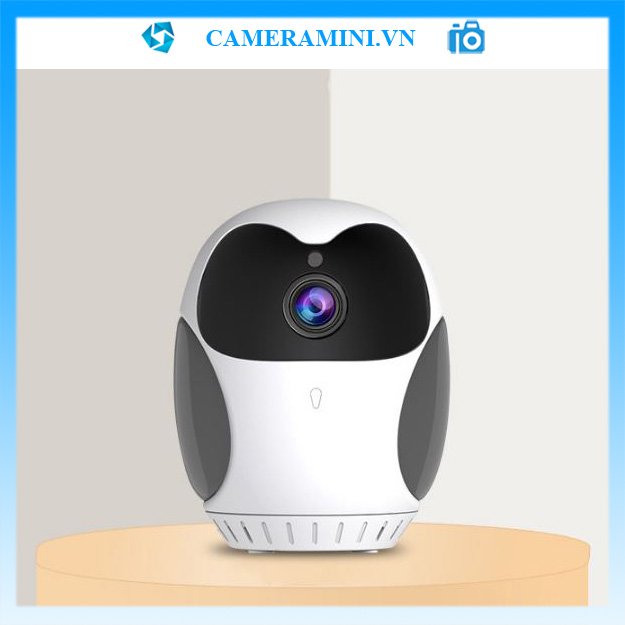 Camera mini wifi 360 hình cú 1080p giám sát an ninh, đàm thoại 2 chiều, quay ban đêm, pin 3 giờ, zoom 4X