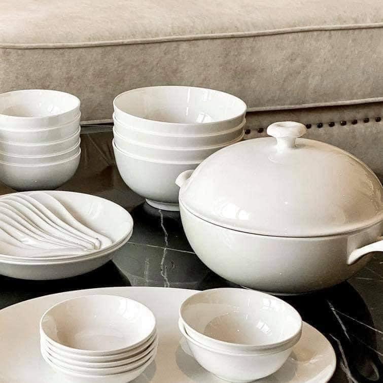 Set Bát Sứ Imperial 50 Món, Dùng An Toàn Với Máy Rửa Bát, Nhập Đức
