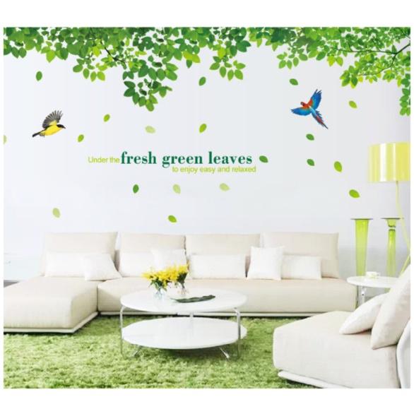 Decal trang trí tường - Trang trí phong cách Châu Âu