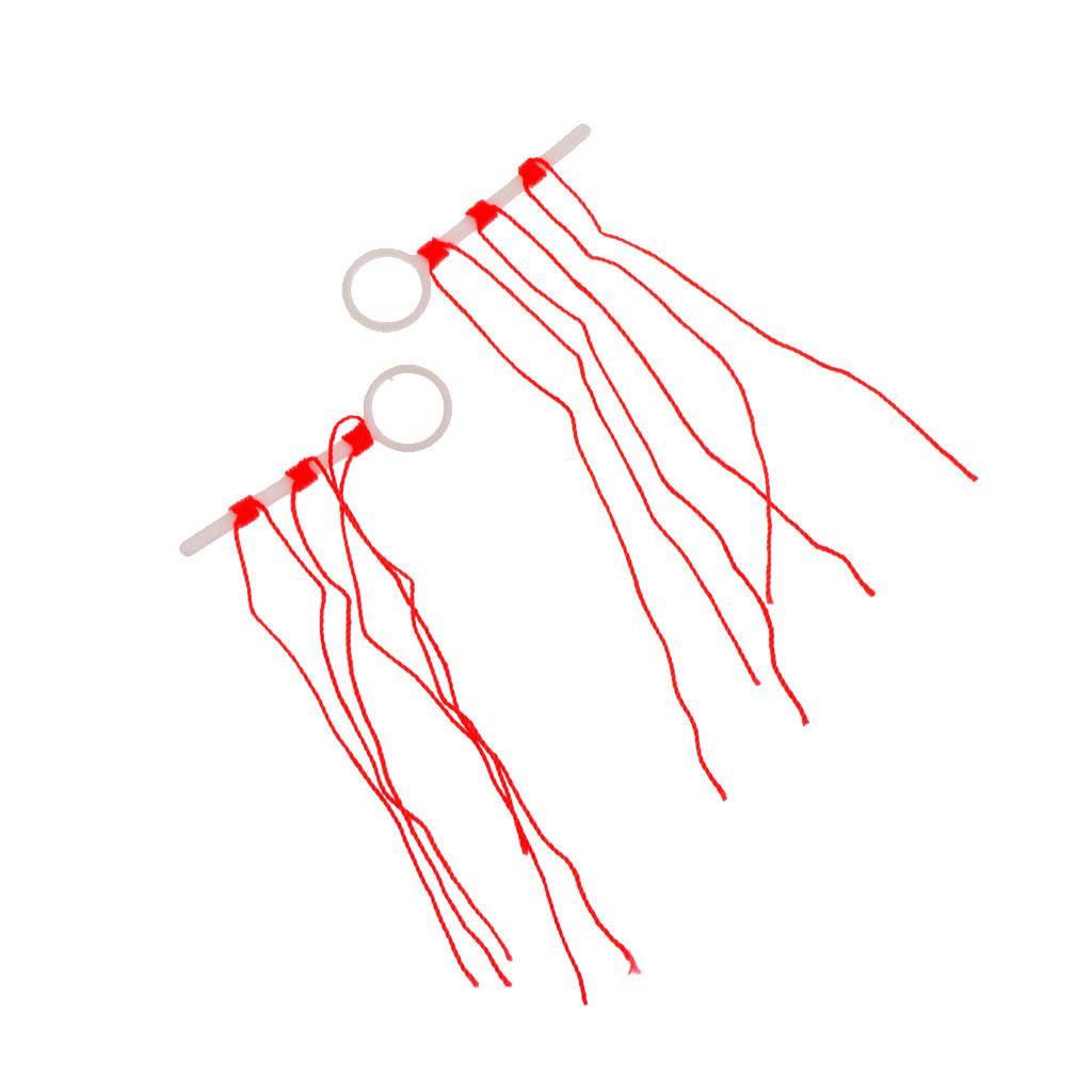 Bobber / Looper Stop Knots Red Cord String Rope Fishing Floast Accessories