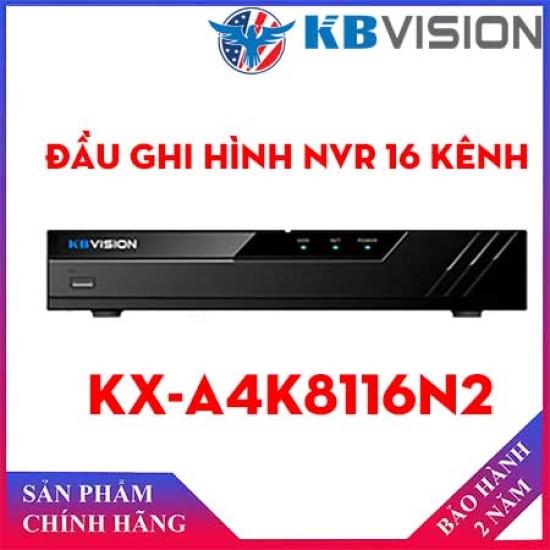 Đầu ghi hình IP 16 kênh KBVISION KX-A4K8116N2 - HÀNG CHÍNH HÃNG