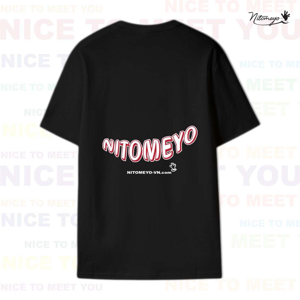 Áo Thun Oversize NITOMEYO Basic Tee Màu Đen (BS06)