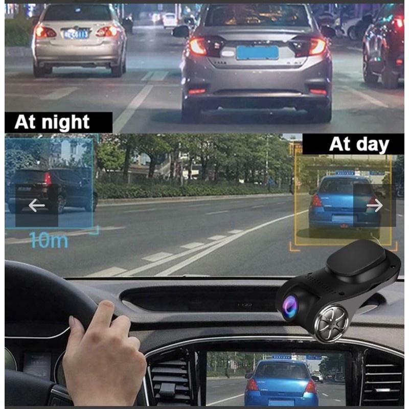 Cam camera hành trình ô tô U6F kết nối màn hình android cảnh báo tốc độ, làn đường siêu nét mẫu mới Full HD 1080P