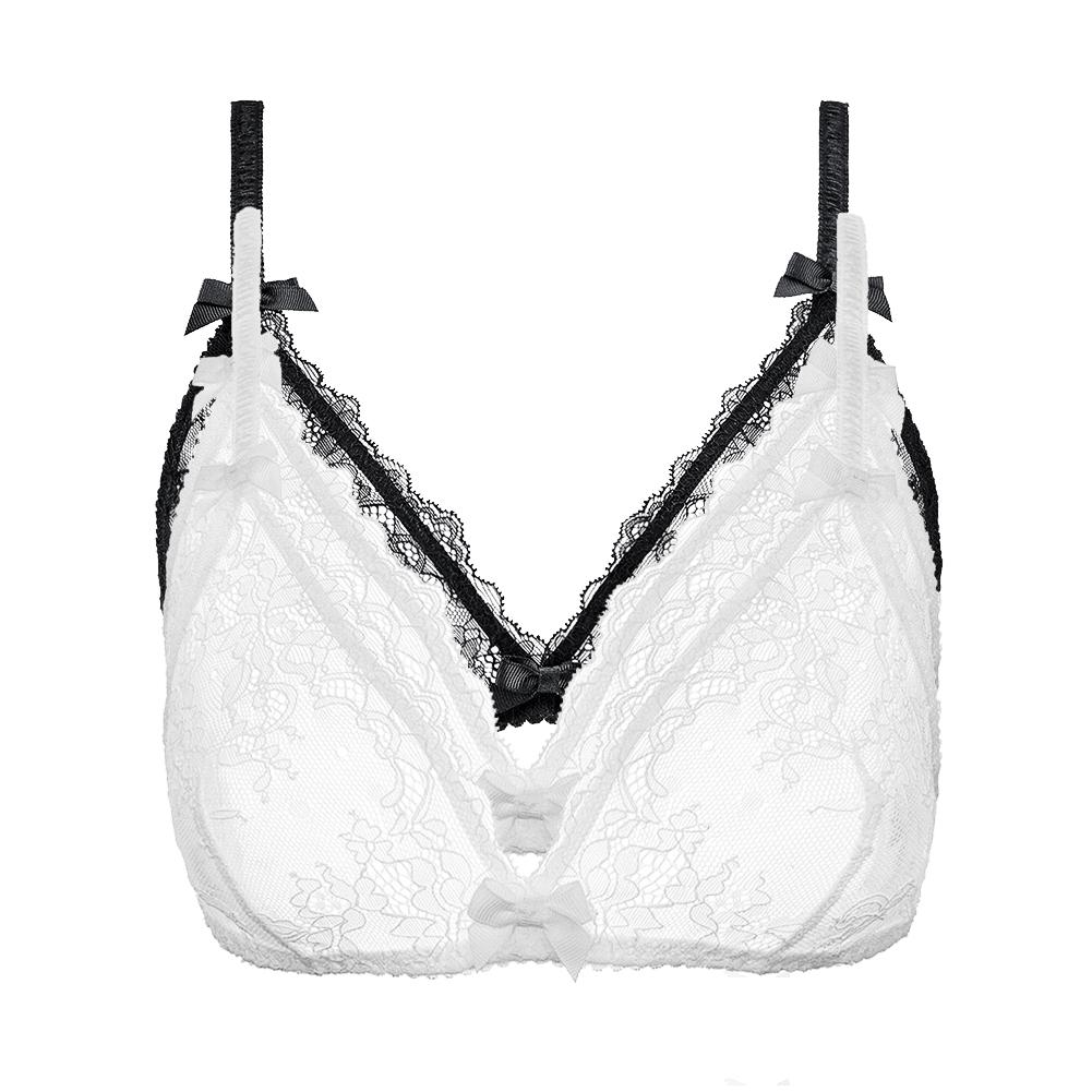 3 Cái/lốc Ren Dây Free Bra Siêu Mỏng Xem Qua Quần Lót Nơ-Thắt Nơ Thời Trang Thoải Mái Plus Kích Thước