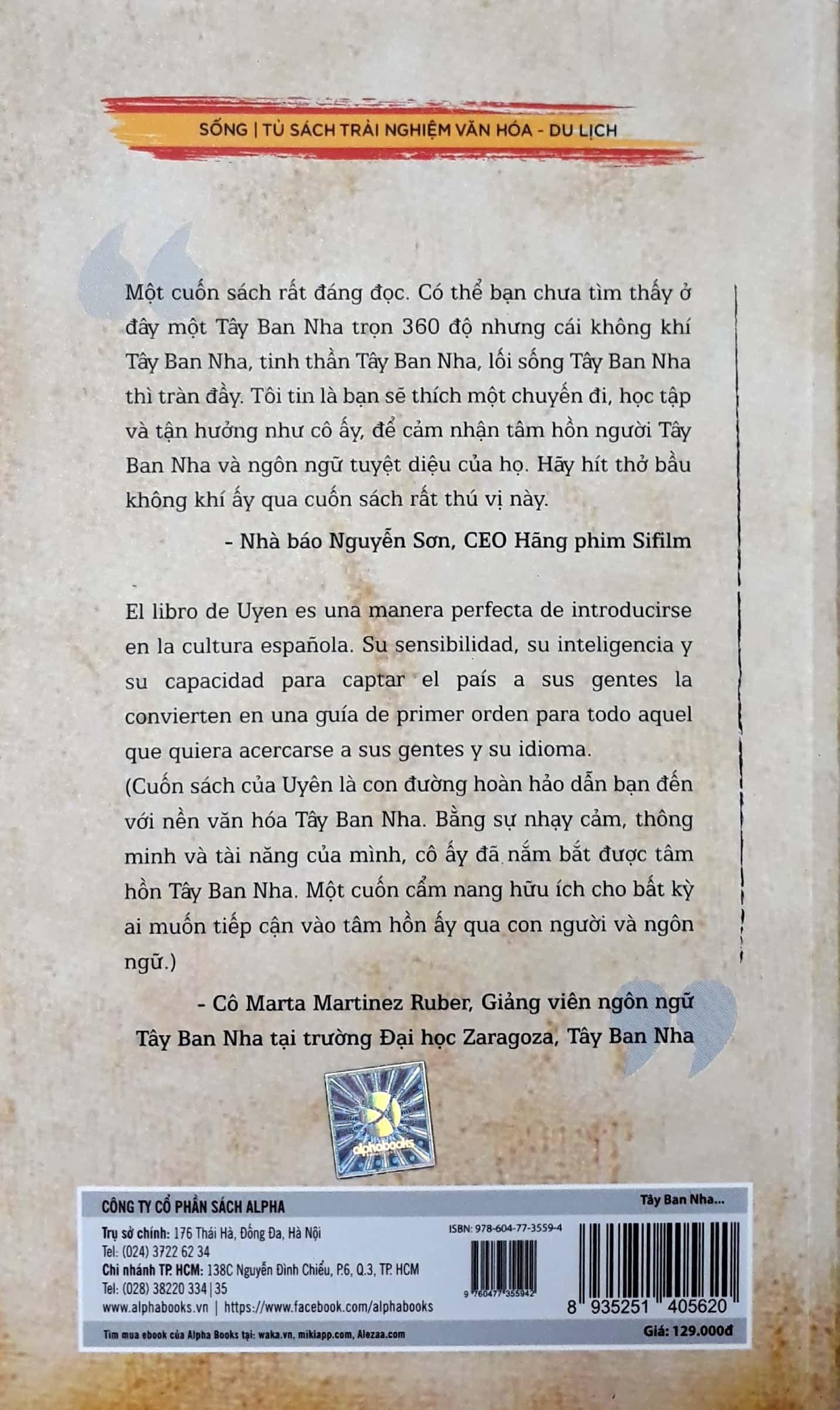 Sách Tây Ban Nha – Hành Trình Không Ngôn Ngữ