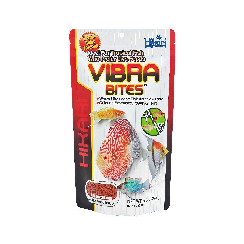 Thức ăn Hikari vibra bites -tăng màu cho cá đĩa, cá cầu vồng- cá phượng hoàng-thần tiên- cá nhiệt đợi-shopleo