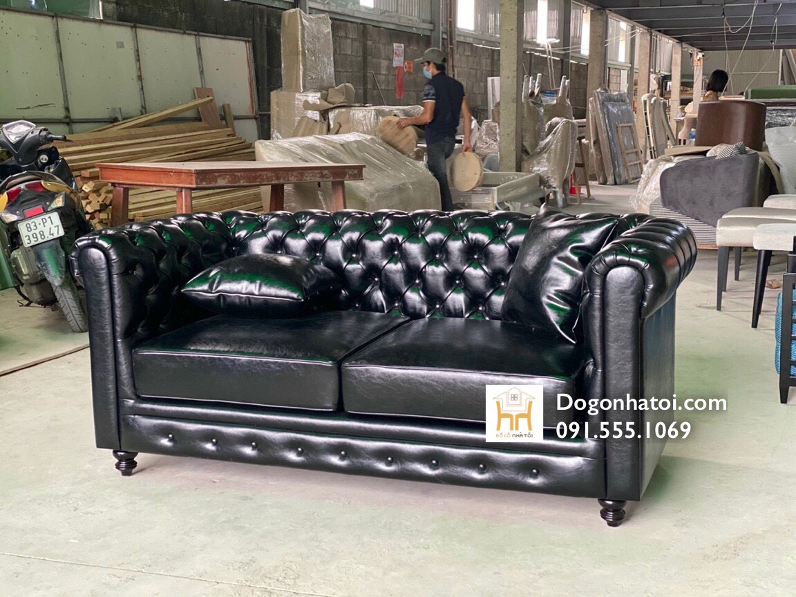Ghế Sofa Bọc Da Chất Lượng Cao SF404 - Đồ Gỗ Nhà Tôi
