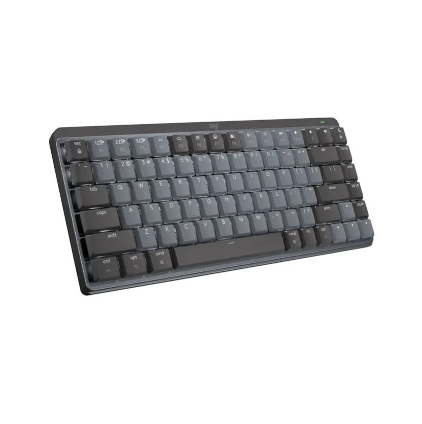 Bàn phím cơ không dây Logitech MX Mechanical Mini – Tactile yên tĩnh được chiếu sáng nền, Bluetooth, pin sạc USB-C, macOS| Windows - Hàng Chính Hãng