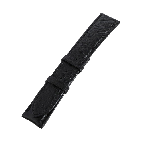 HJ8435-37-38-40 - Dây đồng hồ Huy Hoàng da đà điểu da bụng size 16, 18, 20 nhiều màu