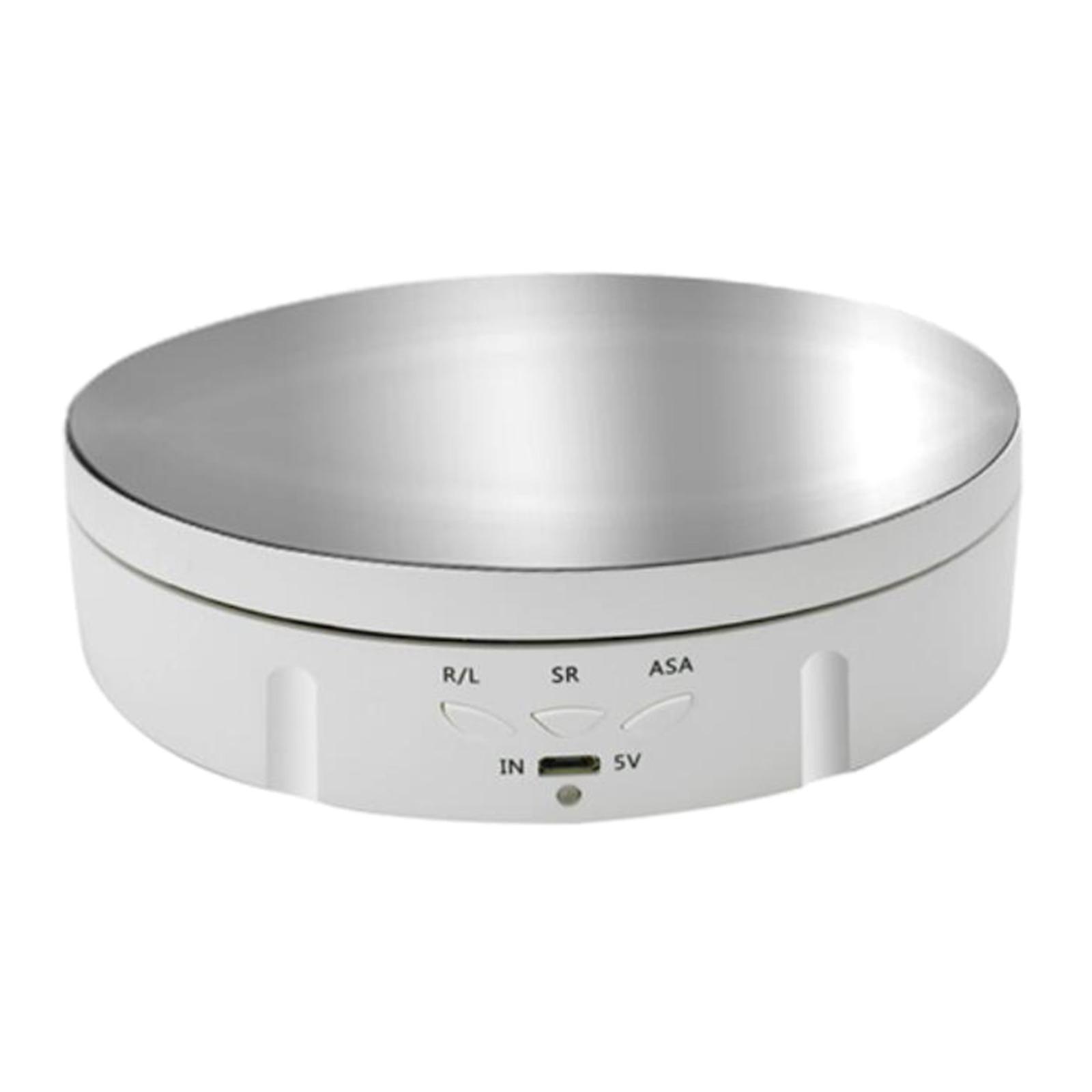 Rotating Display Stand Turntable Toys Cell Phone Holder White