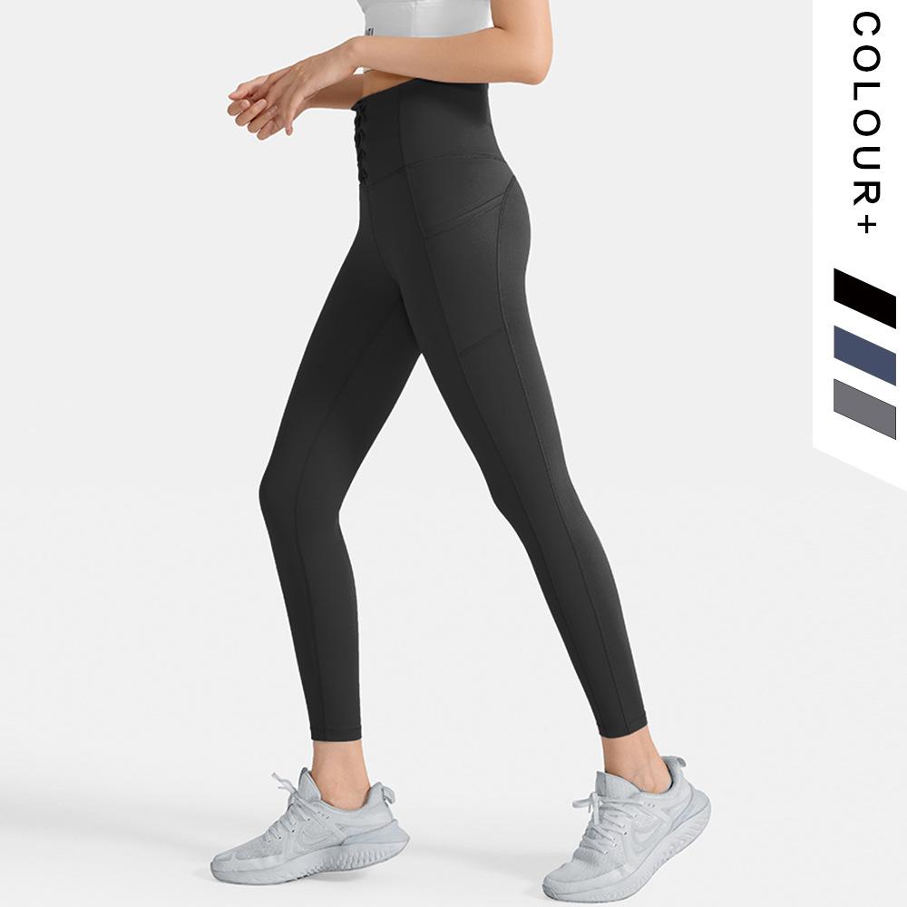 Cao Cấp Quần Legging Thể Dục Màu Quần Legging Tập Yoga Gợi Cảm Slim Tập Gym Đẩy Hông Quần Áo Thể Dục Chạy Thể Thao Quần Tập Yoga Nữ