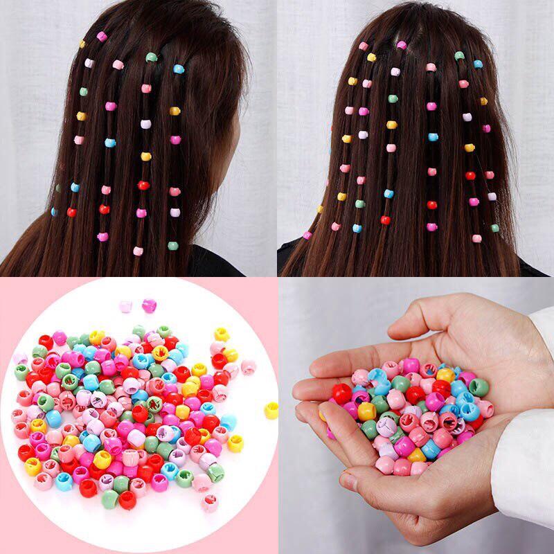 SET 20 CÁI KẸP TÓC MINI TRÒN NHIỀU MÀU XINH XINH CHO BÉ - NUNAM SHOP