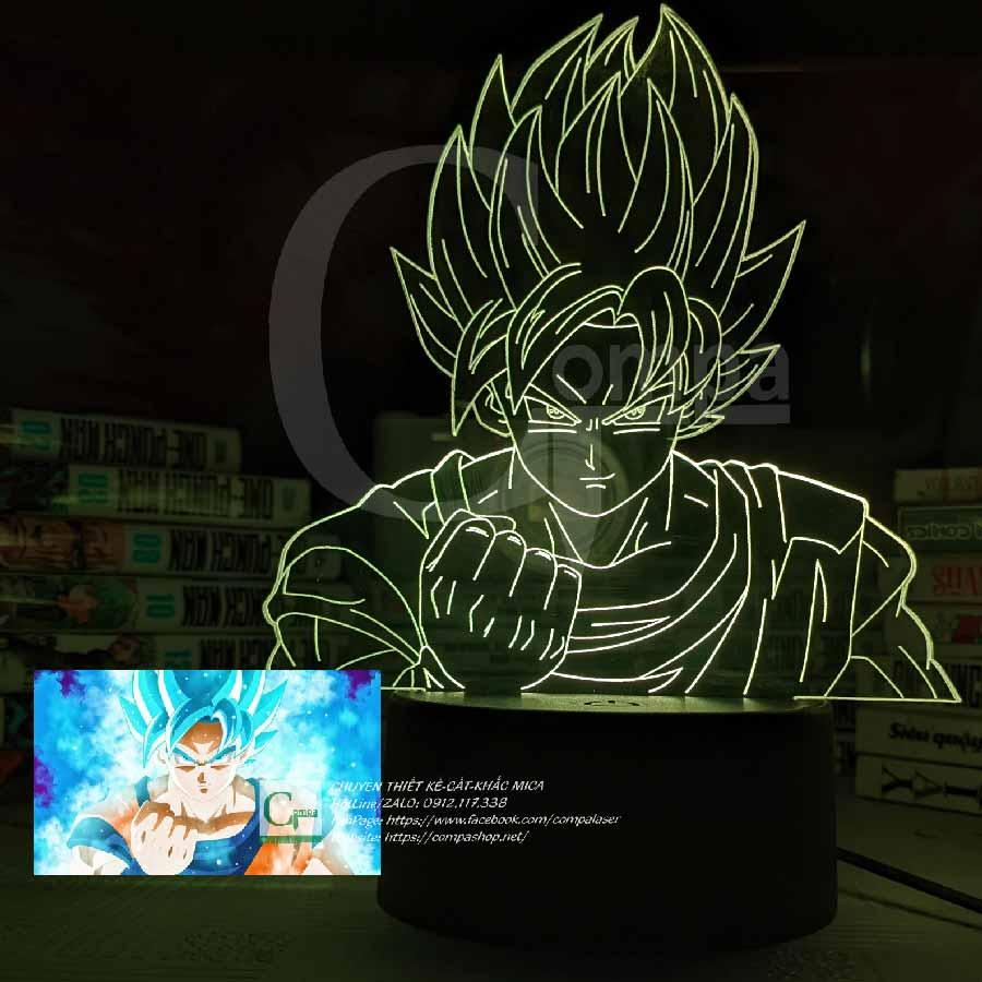 Đèn Ngủ Dragon Ball Goku Blue Type 06 ADRB0107 16 MÀU TUỲ CHỈNH