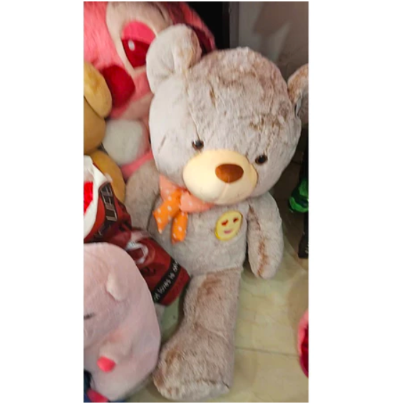 Thú nhồi bông teddy đeo nơ mặt cười đáng yêu - Size từ 85 đến 1m1 - Quà tặng gấu bông teddy êm mịn cho bé