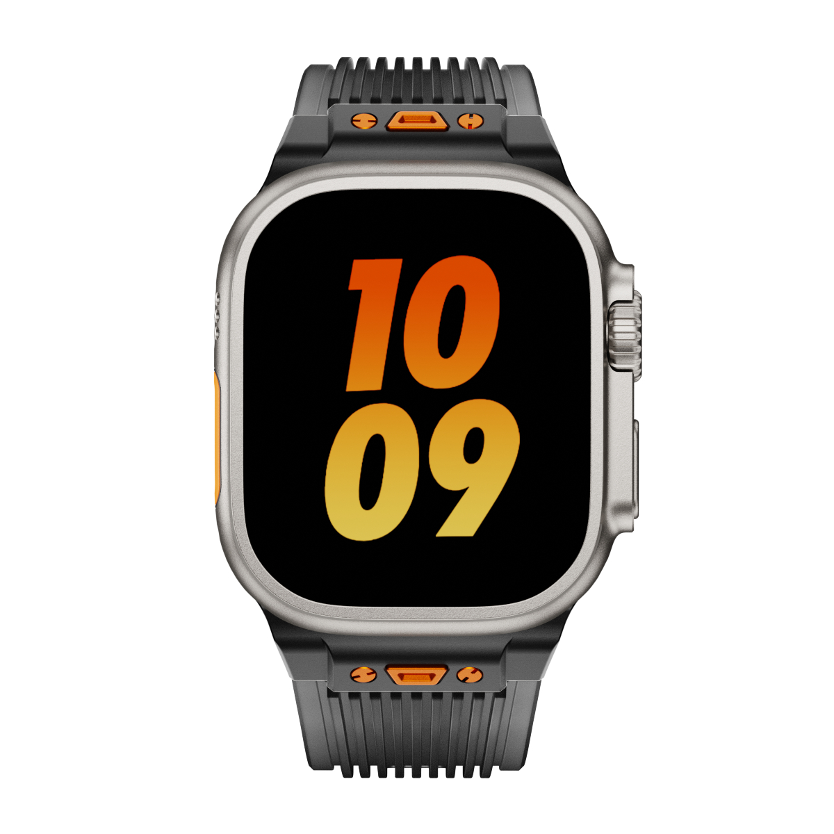 Dây đeo Hublot Style Trong Suốt cho Apple Watch Ultra 1/2/3 & Apple Watch Series 4/5/6/7/8/9/SE/10/11 Size 44/45/46/49mm - Hàng Chính Hãng