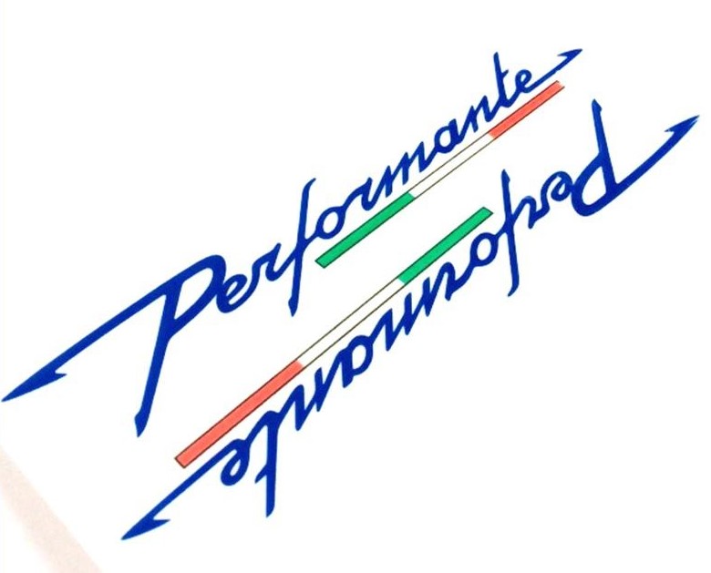 Tem chữ nổi Performante trang trí nhiều loại xe