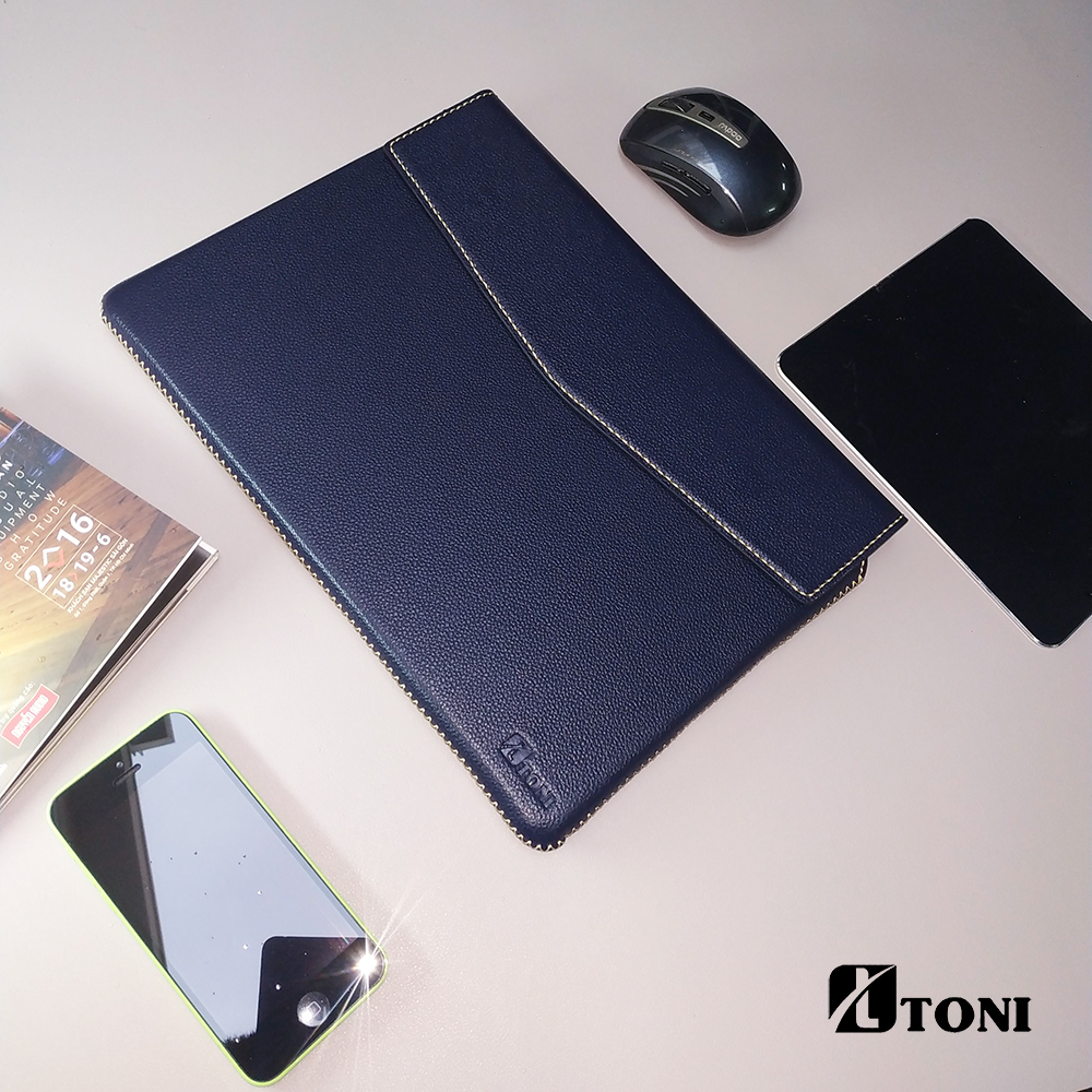 Bao da thật Toni bảo vệ Macbook, Laptop 12 inch
