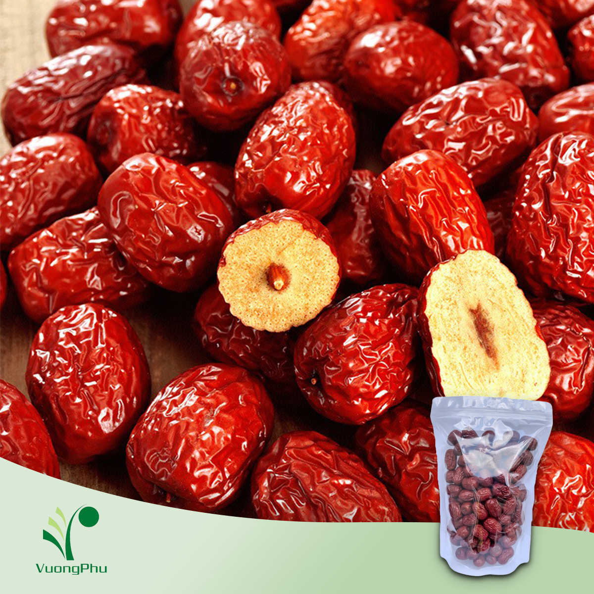 Táo đỏ Tân Cương sấy khô Loại 1, dẻo thơm tự nhiên, bồi bổ sức khỏe