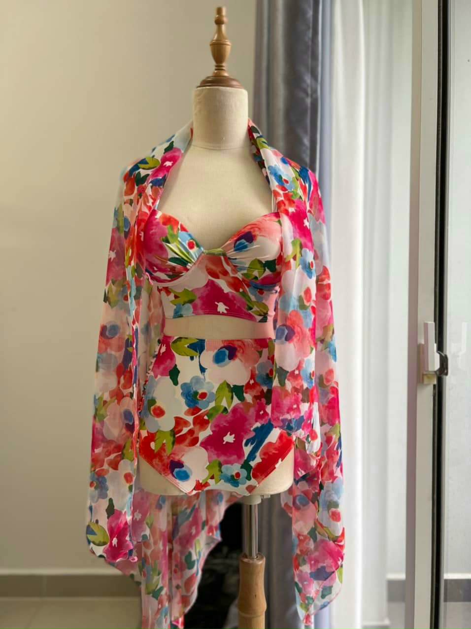 Set Bikini Đi Biển 3 Món Điệu Đà