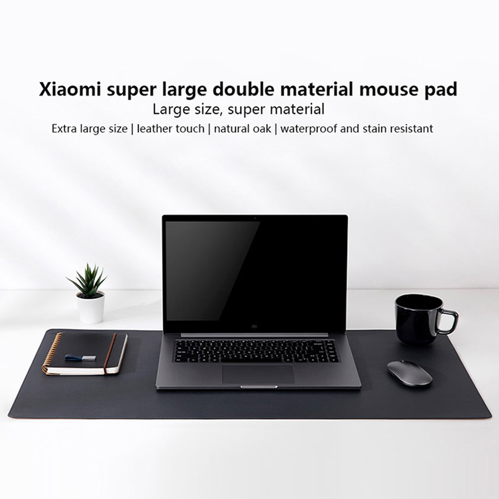 Xiaomi siêu lớn đôi vật liệu chuột pad chuột pad chống thấm nước cao su tự nhiên cảm ứng da