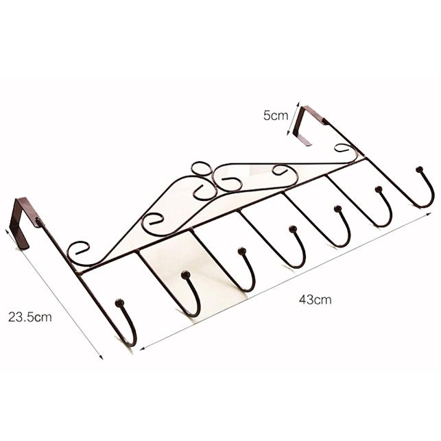 Móc Treo Quần Áo Modosa Sau Cửa - Móc Treo Sau Cửa 7 Móc - Hàng Chính Hãng