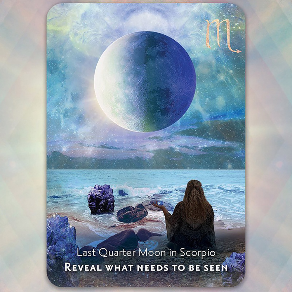 Bộ Bài Moonology Manifestation Oracle 48 Lá Đá Thanh Tẩy