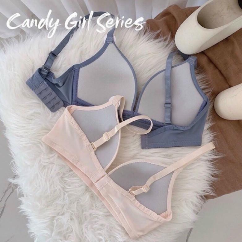 Áo Ngực Không Gọng Nữ. Áo Lót Không Gọng Mút Mỏng Thông Hơi Candy girl siêu mát siêu êm A1004