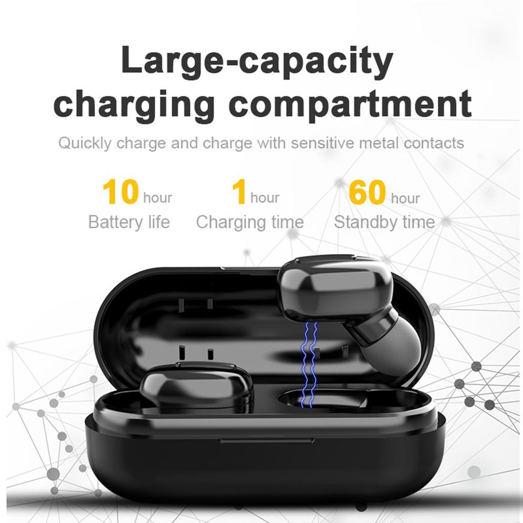 Bluetooth Wireless Earbuds, L13 TWS Wireless Earbud Headphones in-Ear Earphones with Charging Case