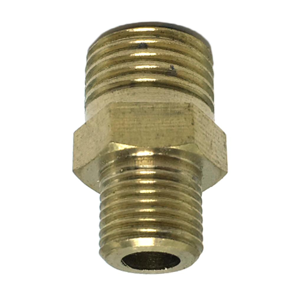 1 Đồng DN6 Nam x DN8 Nam Đường Chỉ Kết Nối Adapter Ống Bushing