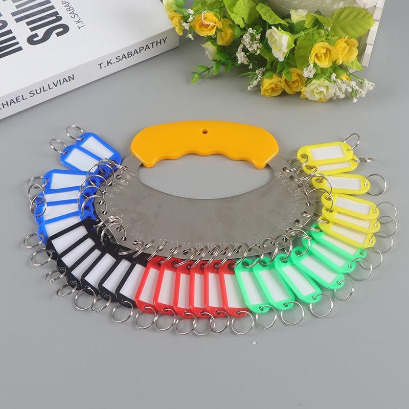 Móc khóa MK1 thẻ tên name tag ghi thông tin Thẻ đánh dấu chìa khóa và ghi chú thông tin vali hành lý valy magic