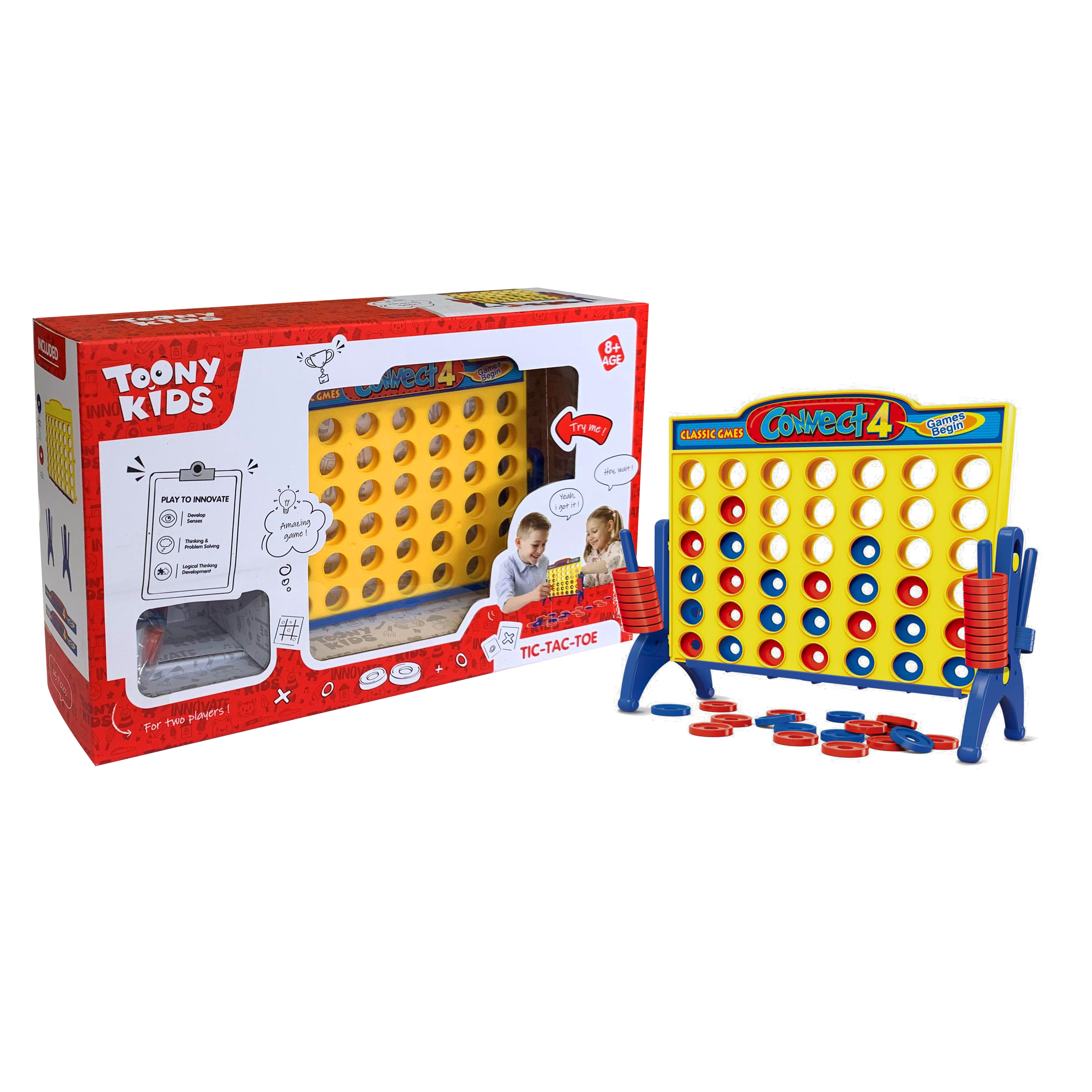 Đồ Chơi Bộ Caro Bảng Đứng TOONYKIDS - Đồ Chơi Thông Minh Cho Bé - TIC TAC TOE TN044