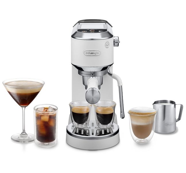 Máy pha cà phê espresso DeLonghi Dedica Duo EC890.WI - Hàng Chính Hãng
