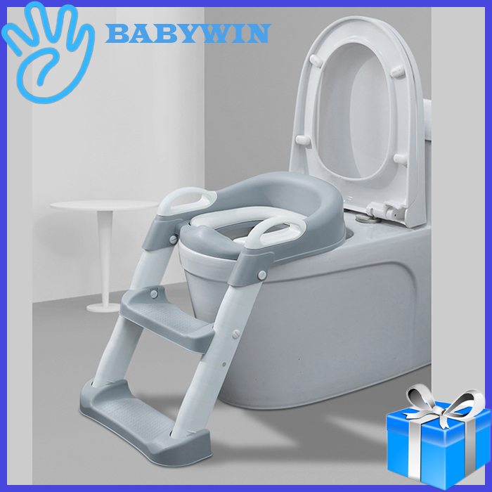 Bệ ngồi toilet BABYWIN430 Bậc thang thu hẹp bồn cầu cho bé