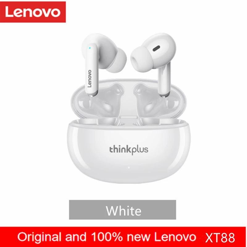 Tai nghe không dây Lenovo XT88 Bluetooth 5.3 TWS âm thanh nổi HD giảm ồn với mic chống nước pin trâu 350mAh-Hàng chính hãng