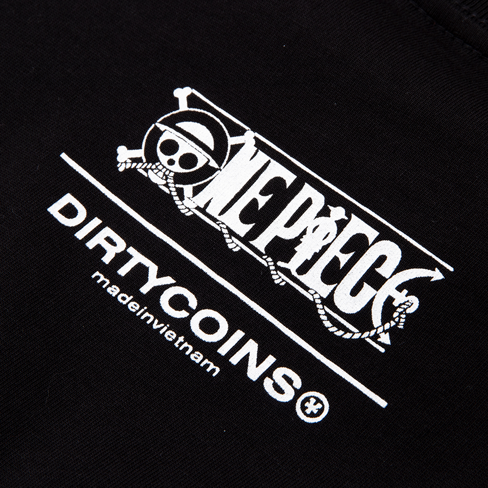 Áo thun DirtyCoins x One Piece Logo T-shirt - Black