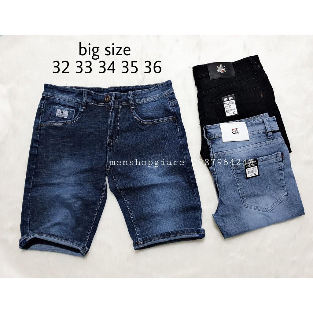 QUẦN SHORT JEAN NAM CO GIÃN SIZE ĐẠI