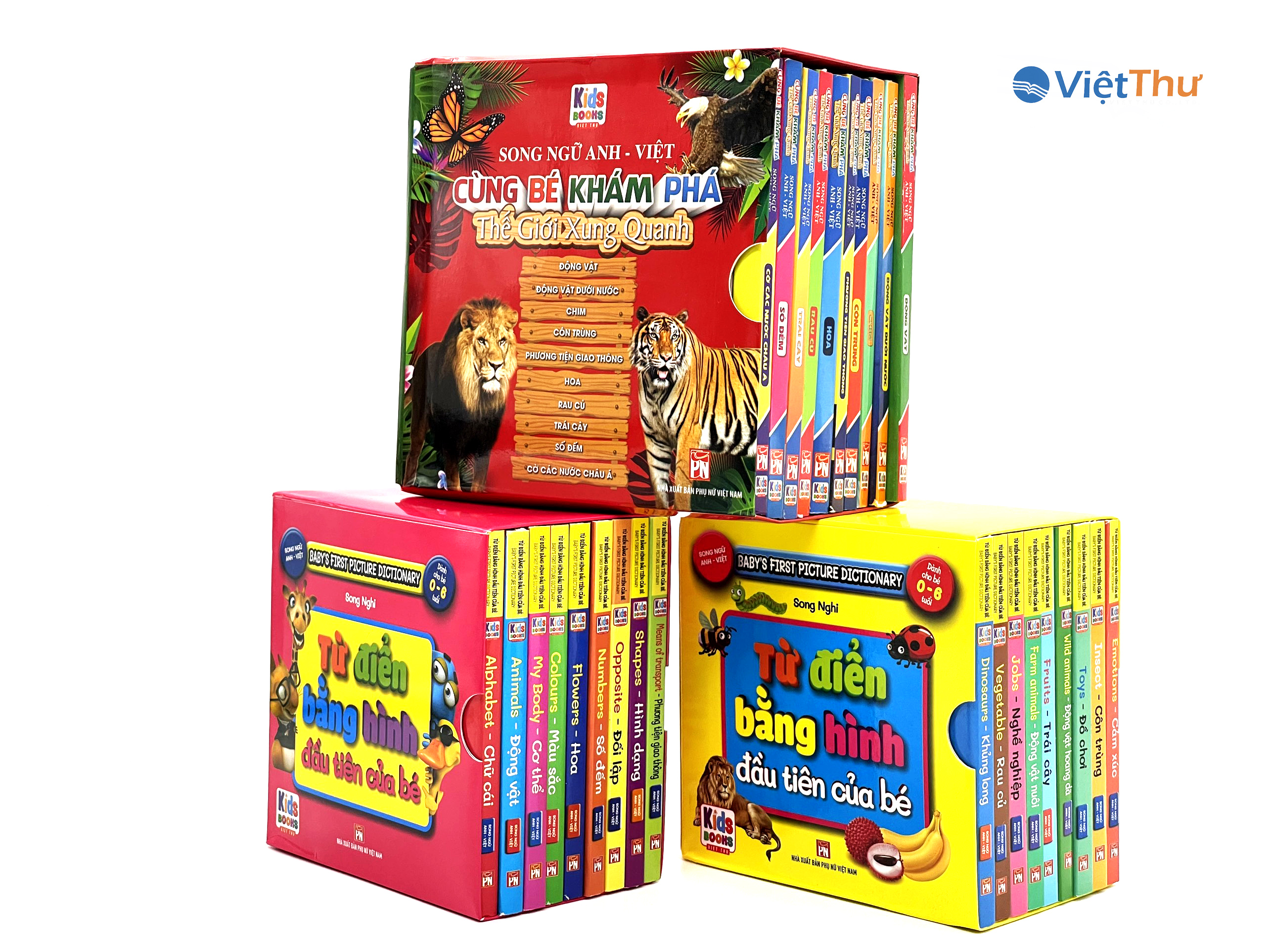 Bách Khoa Tri Thức Bằng Hình - Combo 3 Bộ Từ Điển Bằng Hình Đầu Tiên Của Bé ,Cùng Bé Khám Phá Thề Giới Xung Quanh