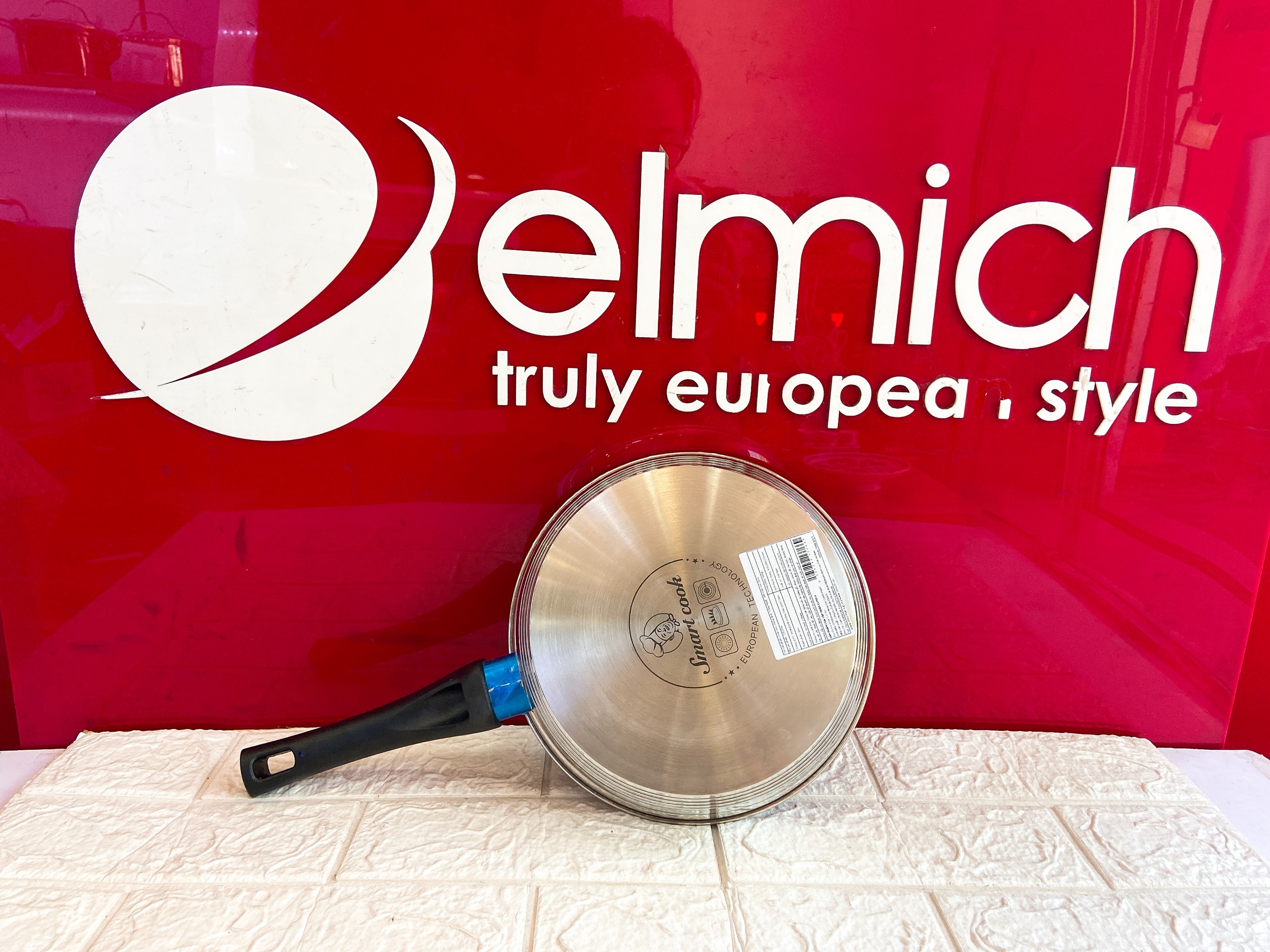 CHẢO INOX CHỐNG DÍNH ELMICH SMARTCOOK 3 ĐÁY MAX B 24CM