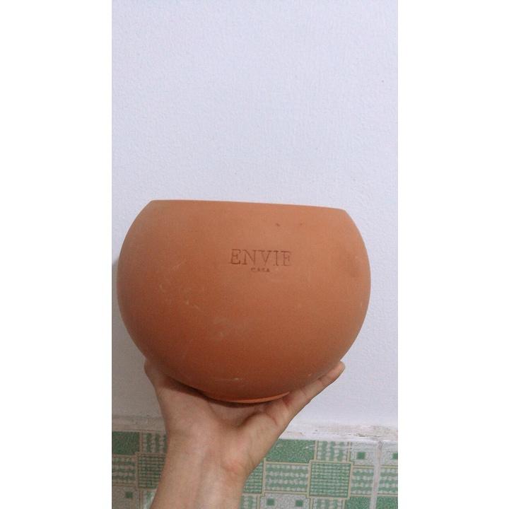 Chậu Đất Nung Trồng Cây (cao 15cm đường kính 16cm)