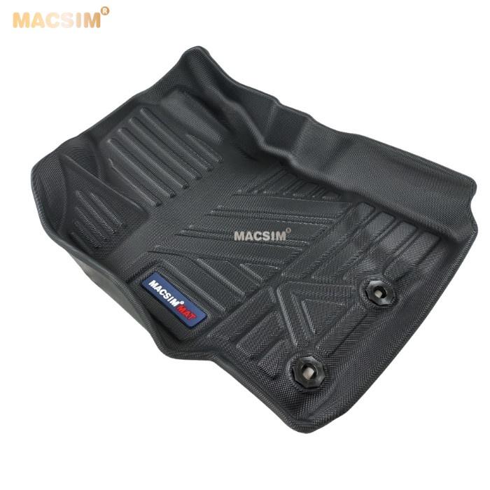 Thảm lót sàn xe ô tô Toyota vios 2008-2013 qd Nhãn hiệu Macsim chất liệu nhựa TPV cao cấp