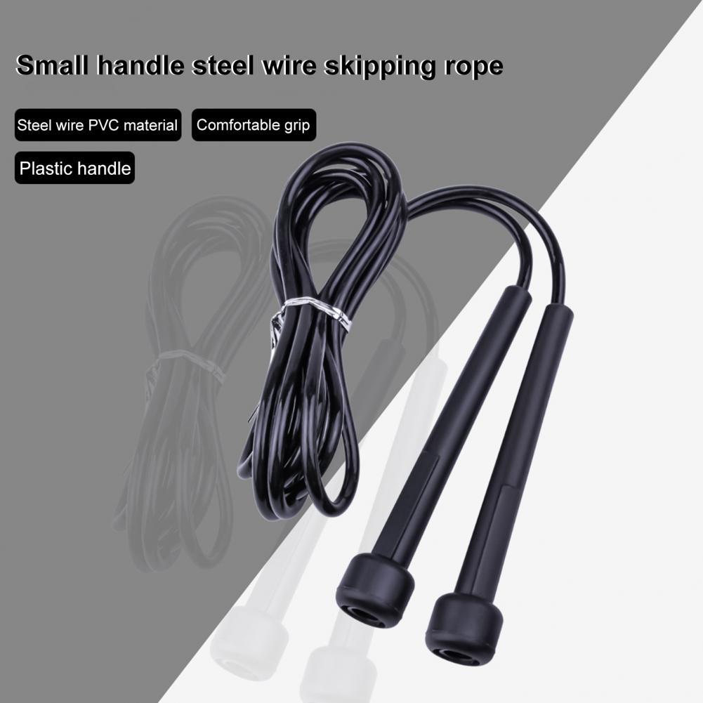 PVC nhảy dây thừng nhẹ có khả năng chống lại thể dục chống dây thừng chống dây đeo dây đeo cho trẻ em màu sắc: màu đen