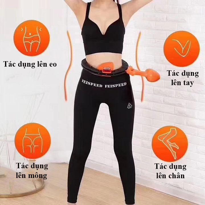 Vòng lắc eo HULA Vòng lắc eothông minh thon gọn HULA Cao cấp KN99